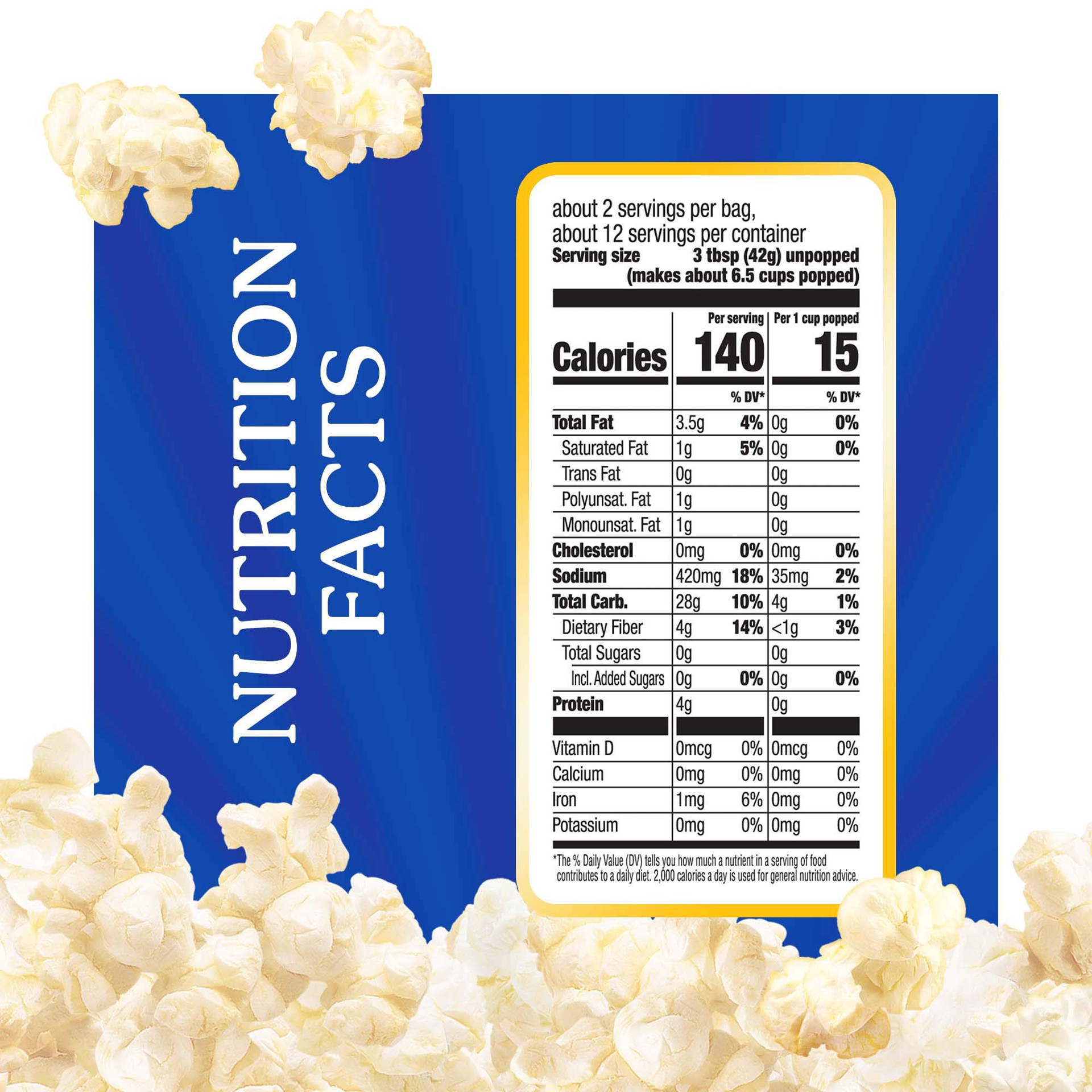 slide 3 of 5, ACT II Light Butter Microwave Popcorn 6 - 2.75 oz Bags, 6 ct