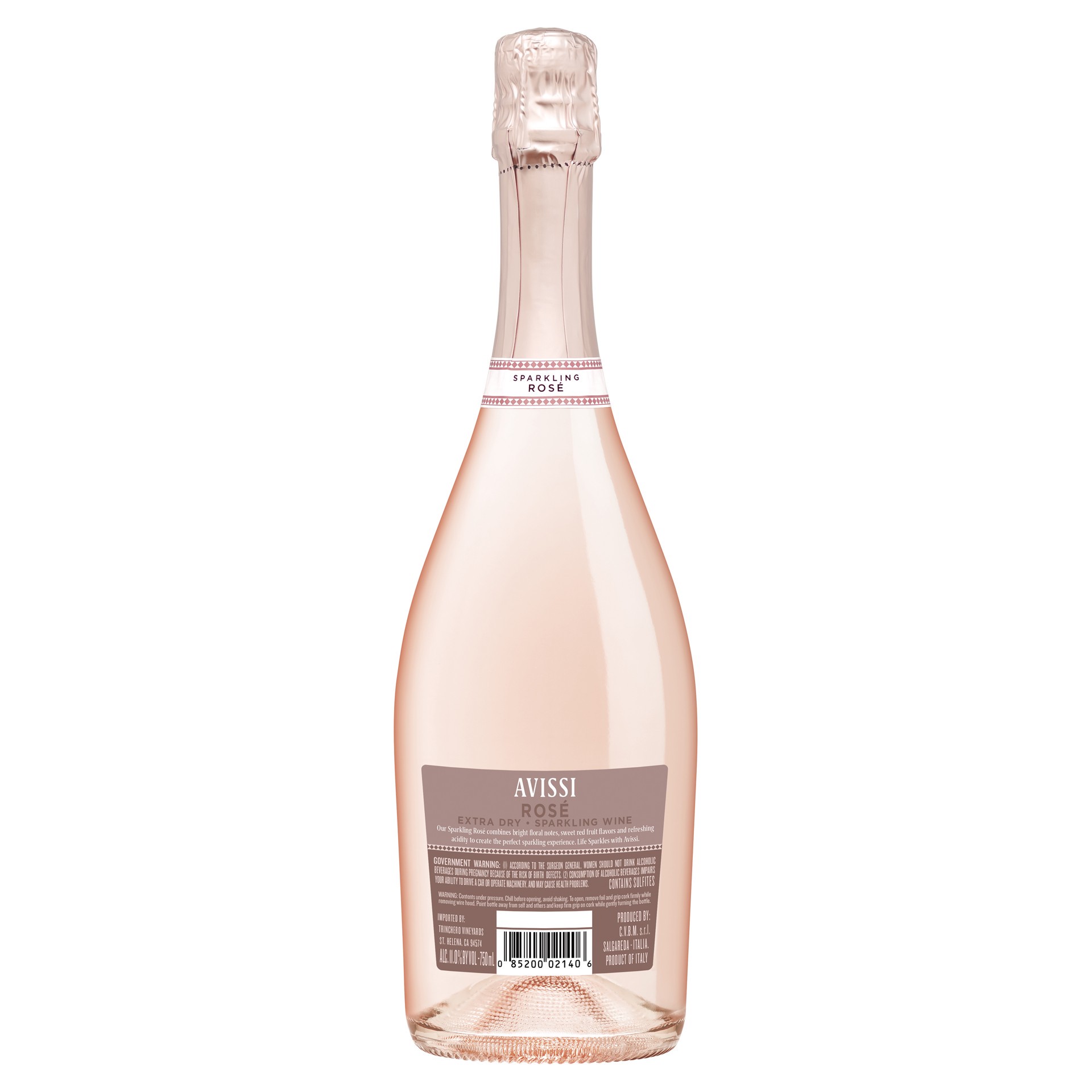 slide 4 of 4, Avissi Rose Prosecco Italy, 750 ml