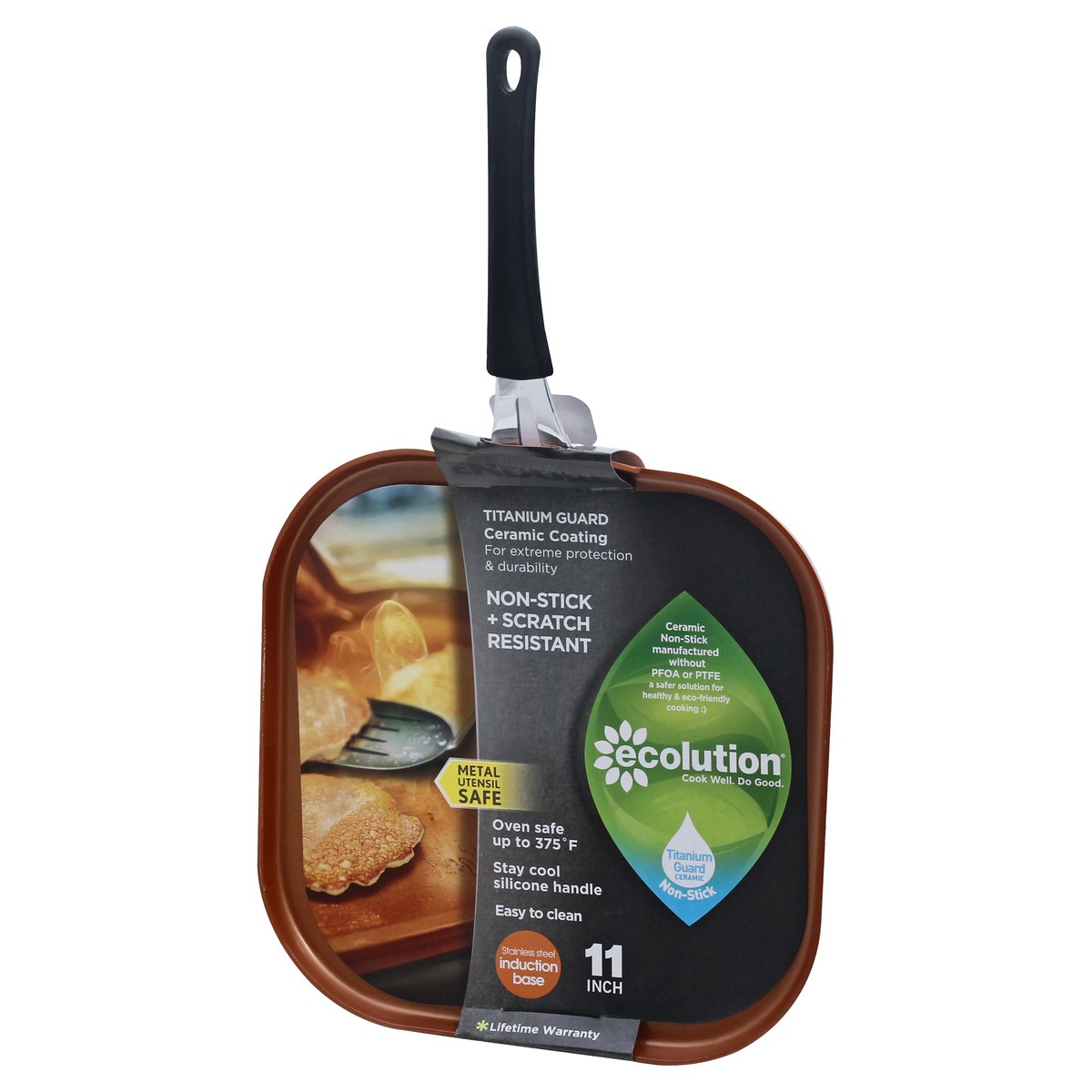 slide 8 of 8, Ecolution Titanium Guard Ceramic Coating 11 Inch Griddle 1 ea, 1 ct