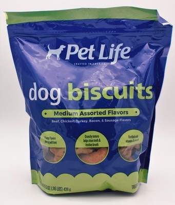 slide 1 of 1, PET Dairy Life Multi Flavor Biscuit, 14.5 oz