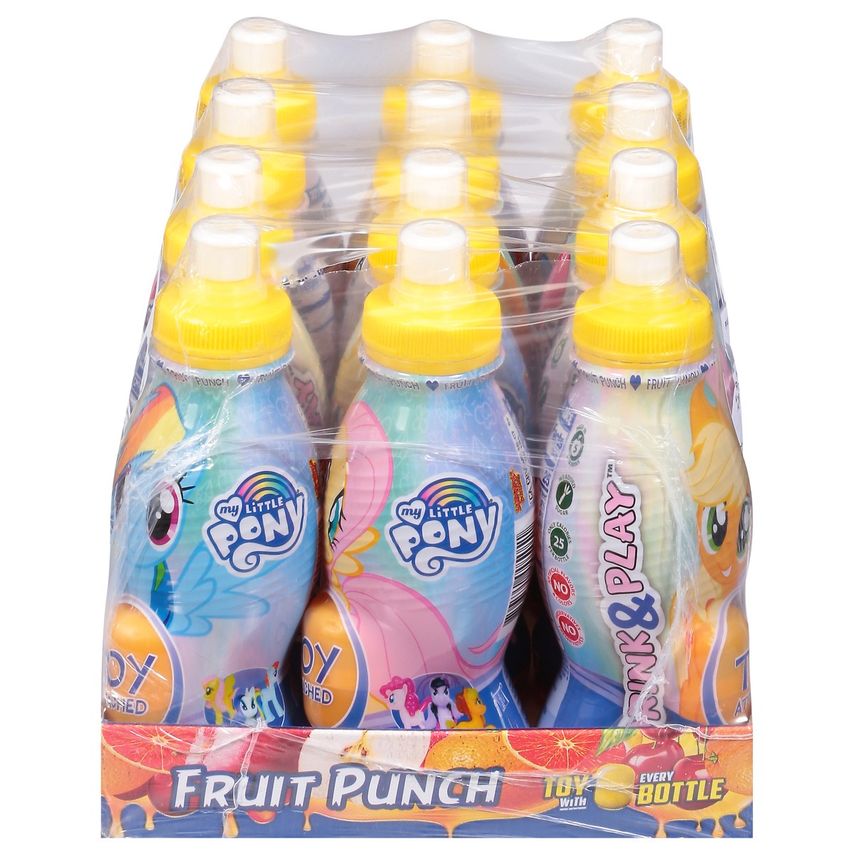 slide 1 of 1, Drink & Play Surprise Drinks Fruit Punch Spring Water with Vitamins 10 fl oz, 10 oz
