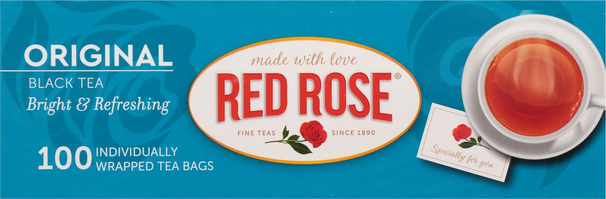 slide 9 of 9, Red Rose Tea Bright & Refreshing Original Black Tea 100 ea, 100 ct
