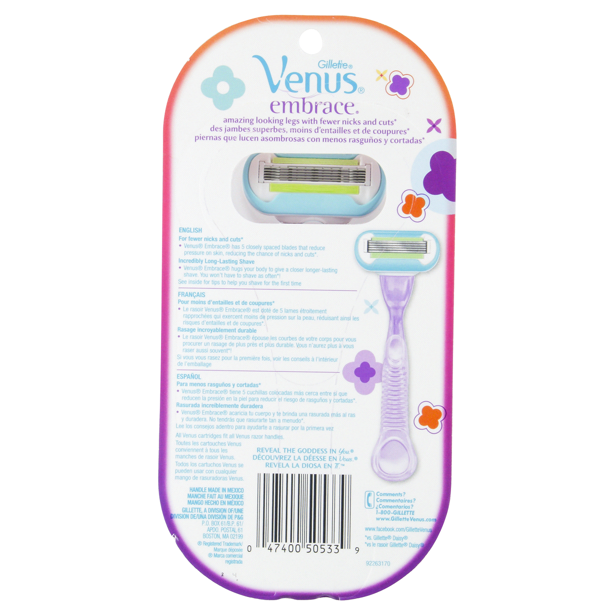 slide 2 of 2, Gillette Venus Extra Smooth Razor, 1 ct