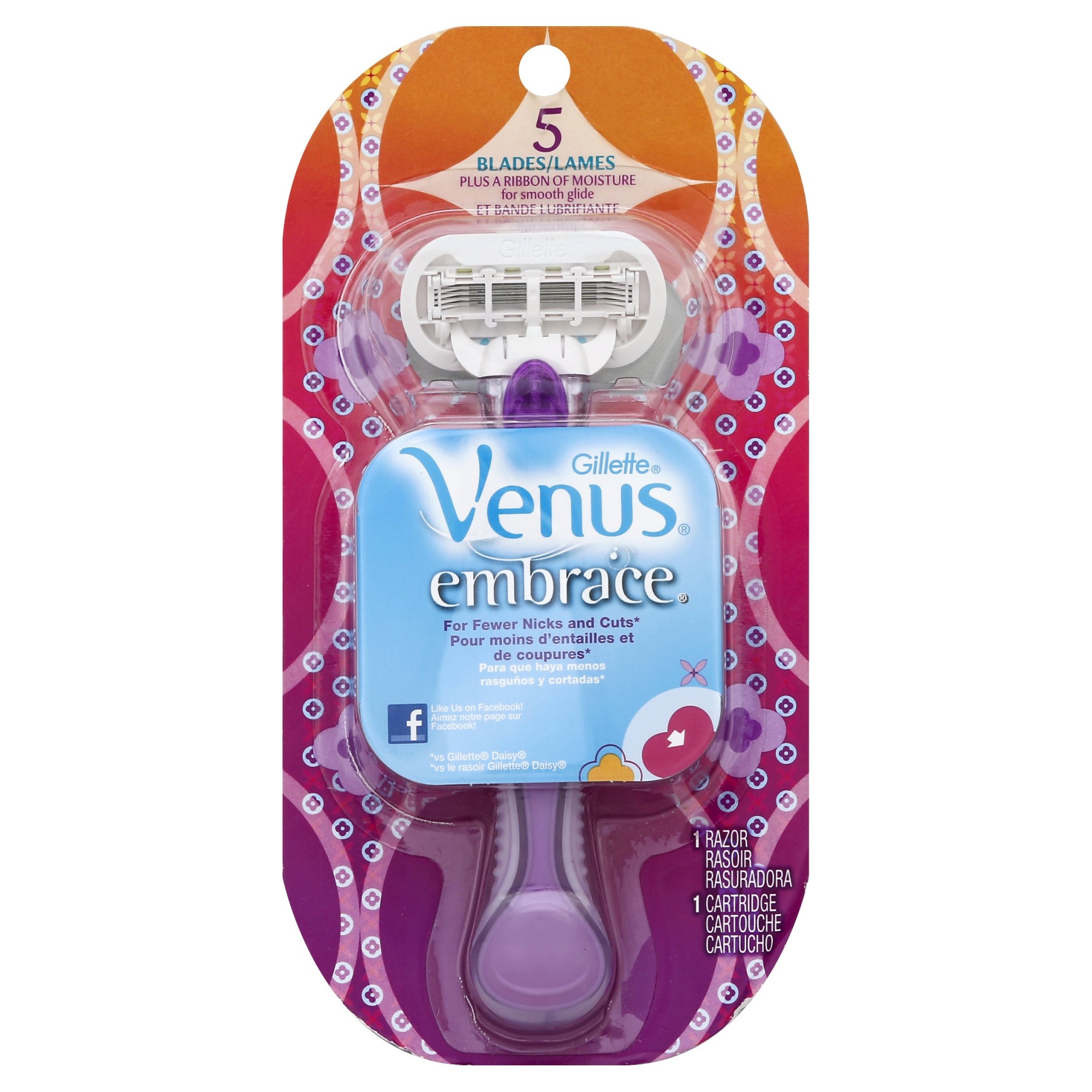 slide 1 of 2, Gillette Venus Extra Smooth Razor, 1 ct