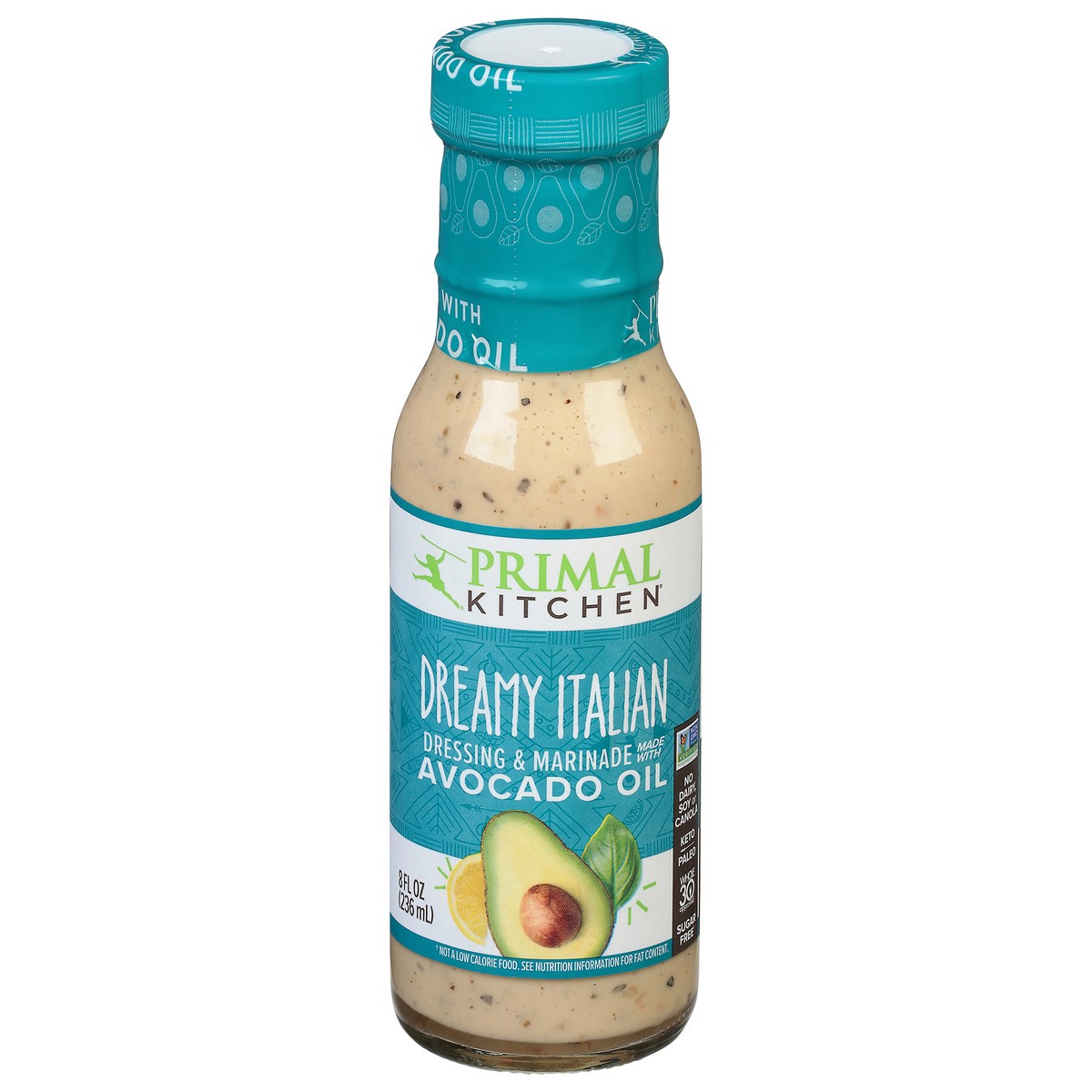 slide 1 of 9, Primal Kitchen Dreamy Italian Dressing & Marinade 6 ea, 6 ct