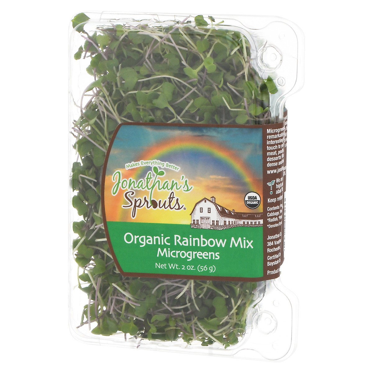 slide 4 of 14, Jonathan's Sprouts Rainbow Mix Organic Microgreens 2 oz, 