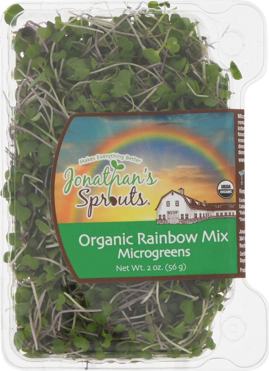 slide 7 of 14, Jonathan's Sprouts Rainbow Mix Organic Microgreens 2 oz, 
