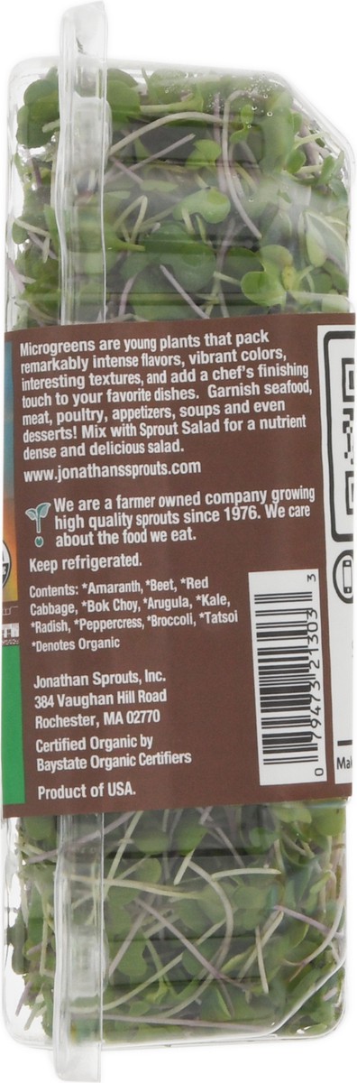 slide 9 of 14, Jonathan's Sprouts Rainbow Mix Organic Microgreens 2 oz, 