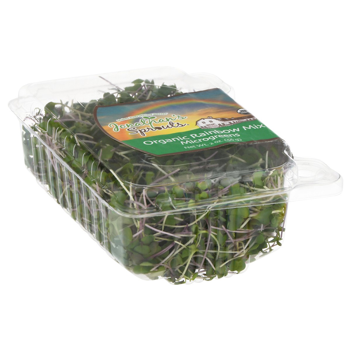 slide 11 of 14, Jonathan's Sprouts Rainbow Mix Organic Microgreens 2 oz, 