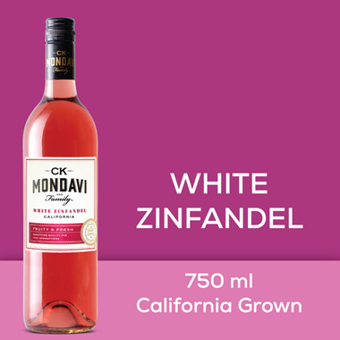 slide 1 of 1, CK Mondavi Ck Mondavi White Zinfandel, 750 ml