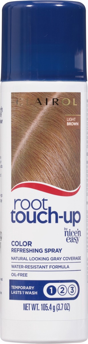 slide 5 of 9, Root Touch-Up Temporary Color Refreshing Spray Light Brown, 3.7 oz