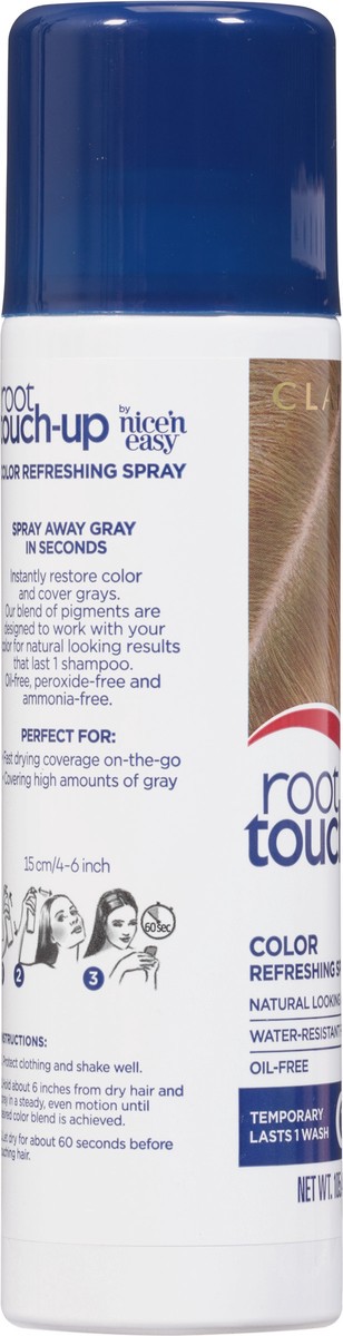 slide 4 of 9, Root Touch-Up Temporary Color Refreshing Spray Light Brown, 3.7 oz