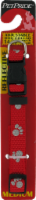 slide 1 of 1, Pet Pride Adjustable Reflective Medium Red Collar, 1 ct