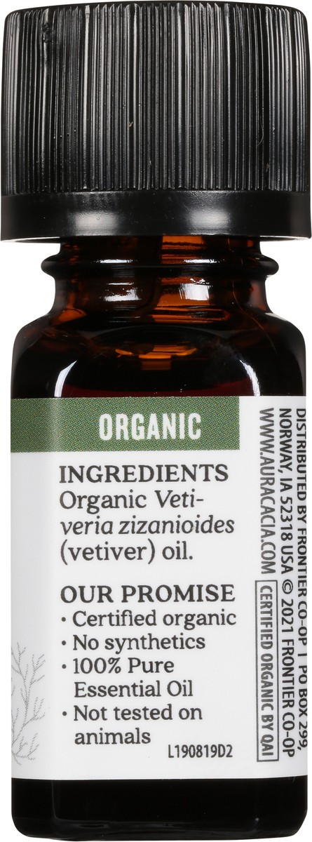 slide 7 of 11, Aura Cacia Grounding Organic Vetiver Pure Essential Oil 0.25 fl oz, 0.25 fl oz