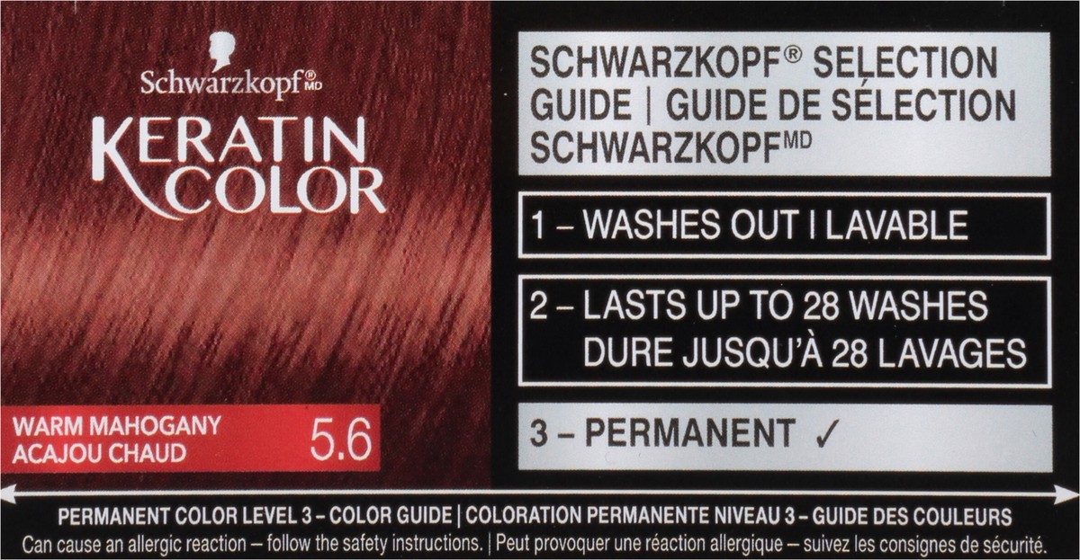 slide 10 of 12, Schwarzkopf Permanent Hair Color Cream, 5.6 Warm Mahogany, 6.10 fl oz