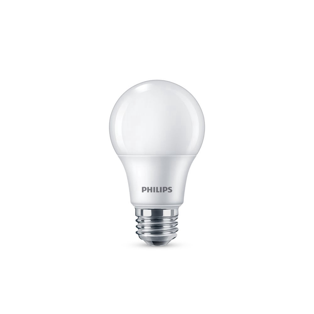 slide 4 of 5, Philips 10-Watt (60-Watt) A19 Led Light Bulbs, 2 ct