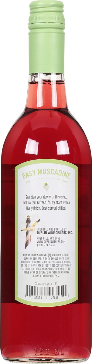 slide 6 of 9, Duplin North Carolina Easy 750 ml Bottle, 1 ct