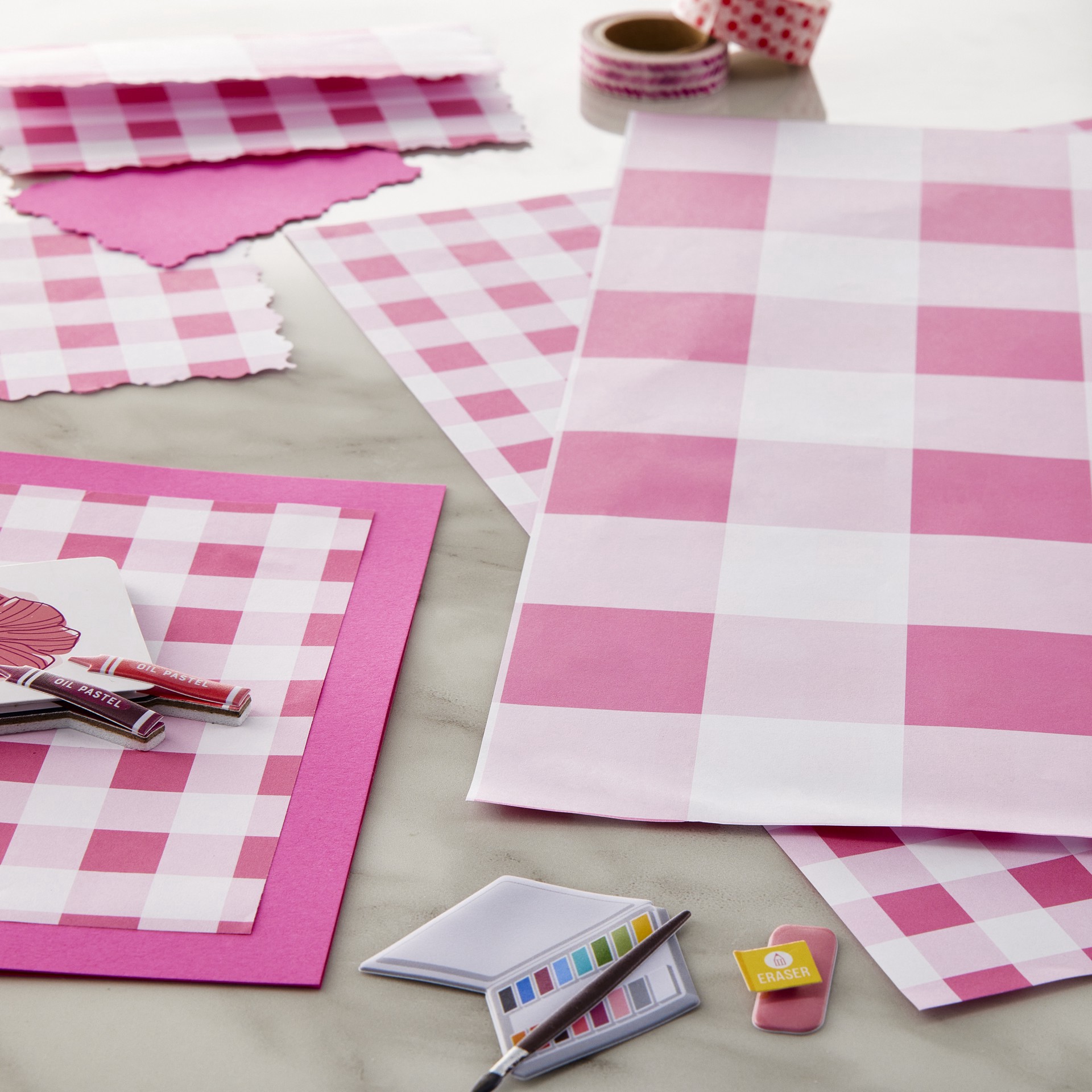 slide 4 of 4, Buffalo Plaid Double-Sided Cardstock By Recollections, 12" X 12", 12 in x 12 in