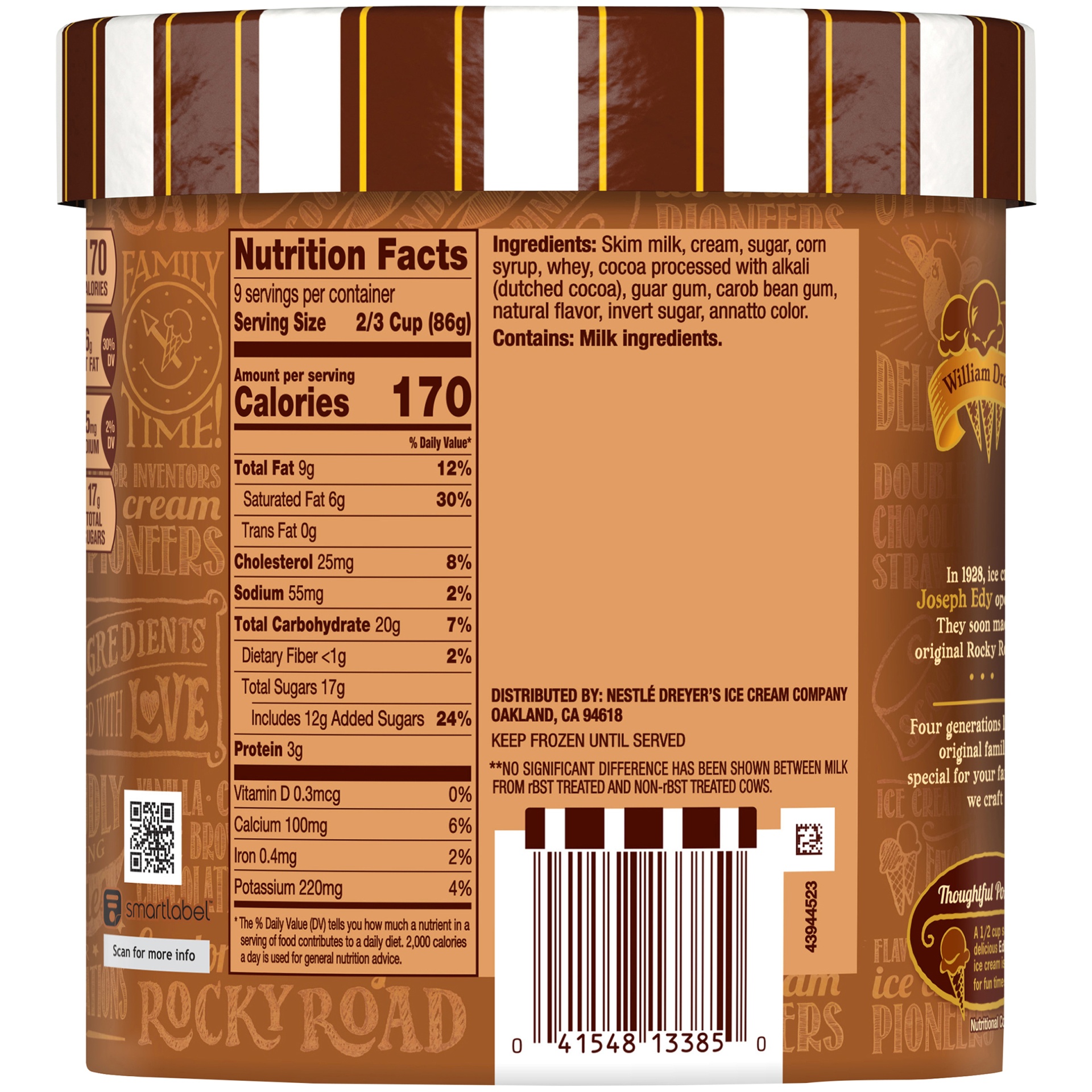 slide 4 of 6, Edy's Vanilla Chocolate Grand Ice Cream, 48 oz