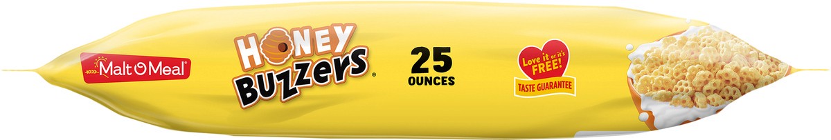 slide 2 of 7, Malt-O-Meal Honey Buzzers Breakfast Cereal, Super Sized Honey Cereal, 25 OZ Bag, 25 oz