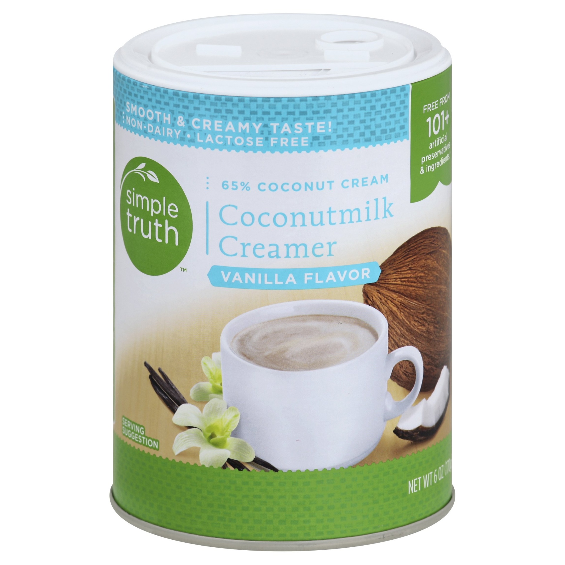 slide 1 of 1, Simple Truth Coconutmilk Creamer Vanilla, 6 oz