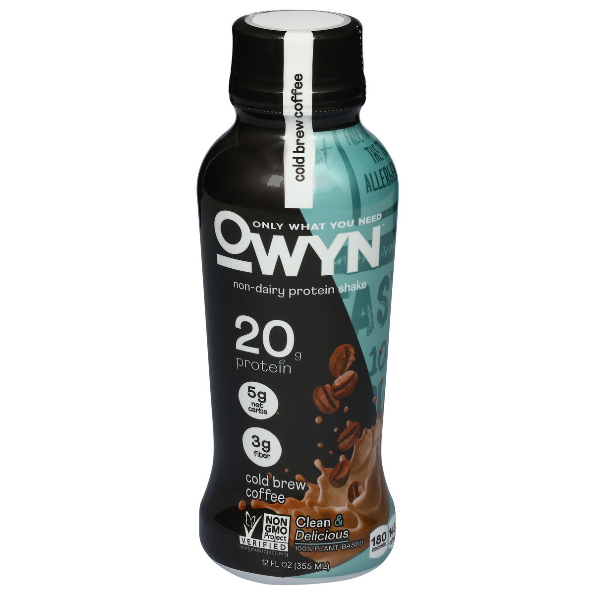 slide 1 of 12, Owyn Cold Brew Protein, 12 fl oz