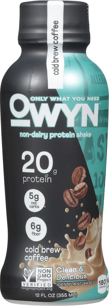 slide 3 of 12, Owyn Cold Brew Protein, 12 fl oz