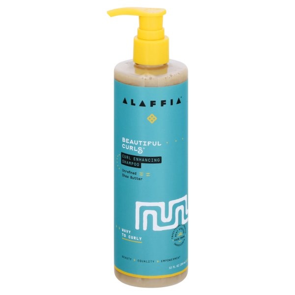 slide 1 of 1, Alaffia Curl Enhancing Shampoo, 12 fl oz