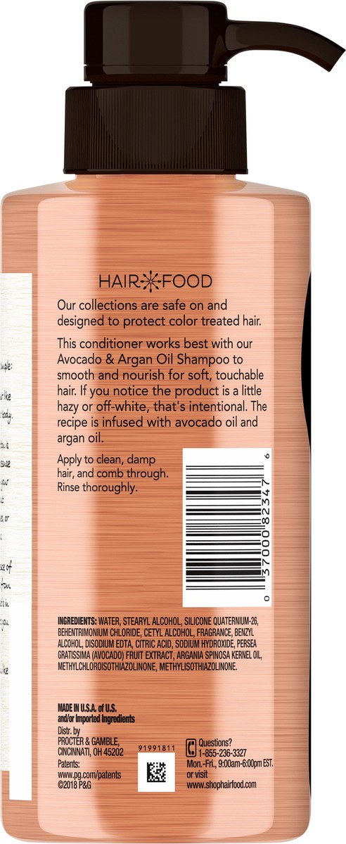 slide 4 of 5, Hair Food Avocado & Argan Oil Smooth Conditioner, 10.1 fl oz