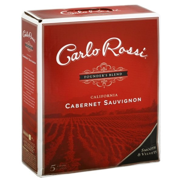 slide 1 of 1, Carlo Rossi Boxed Cabernet Sauvignon Wine, 5 liter