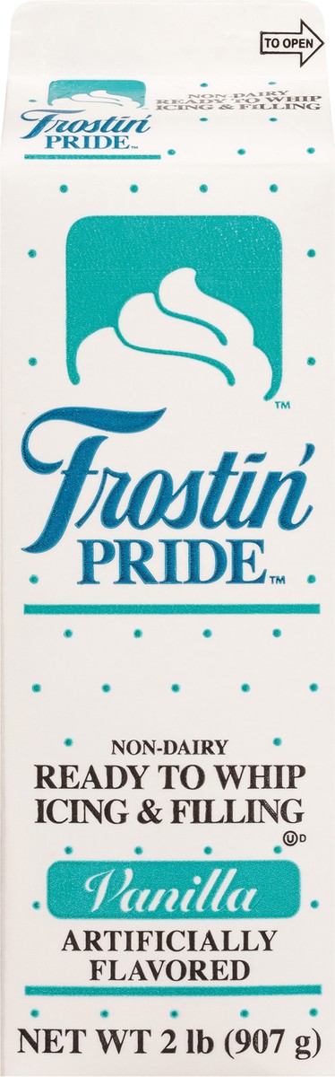 slide 5 of 13, Frostin' Pride Non-Dairy Vanilla Ready to Whip Icing & Filling 2 lb, 2 lb