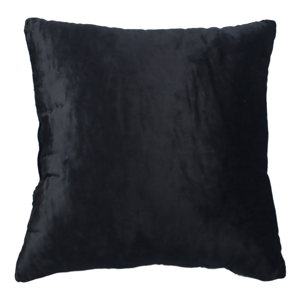 slide 3 of 3, 16" X 16" Black Velvet Throw Pillow By Ashland, 16 in x 16 in