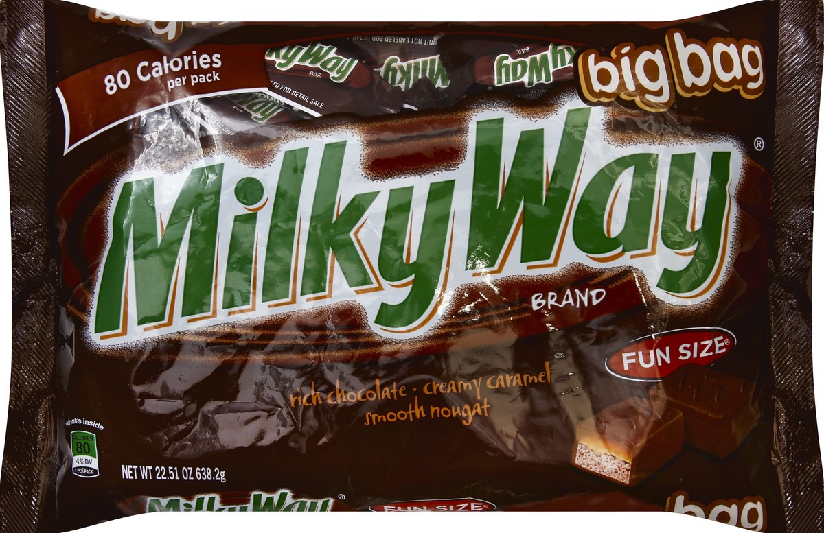 slide 4 of 5, Milky Way Candy Bars 22.51 oz, 22.51 oz