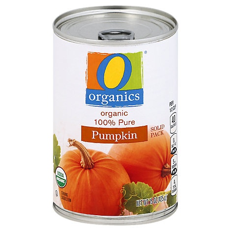 slide 1 of 1, O Organics Organic Canned Pumpkin, 15 oz