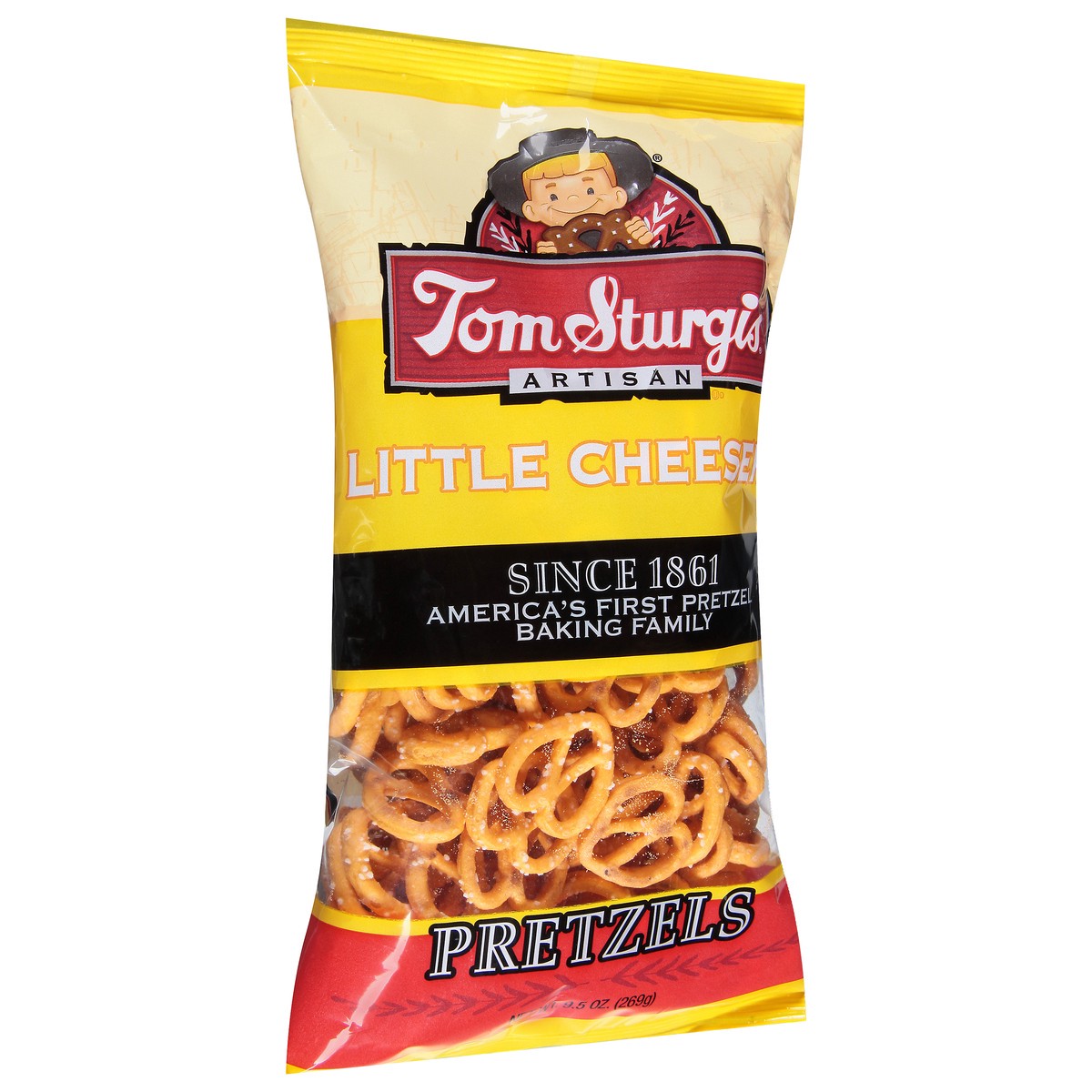 slide 5 of 9, Tom Sturgis Artisan Little Cheesers Pretzels - 11 oz, 11 oz