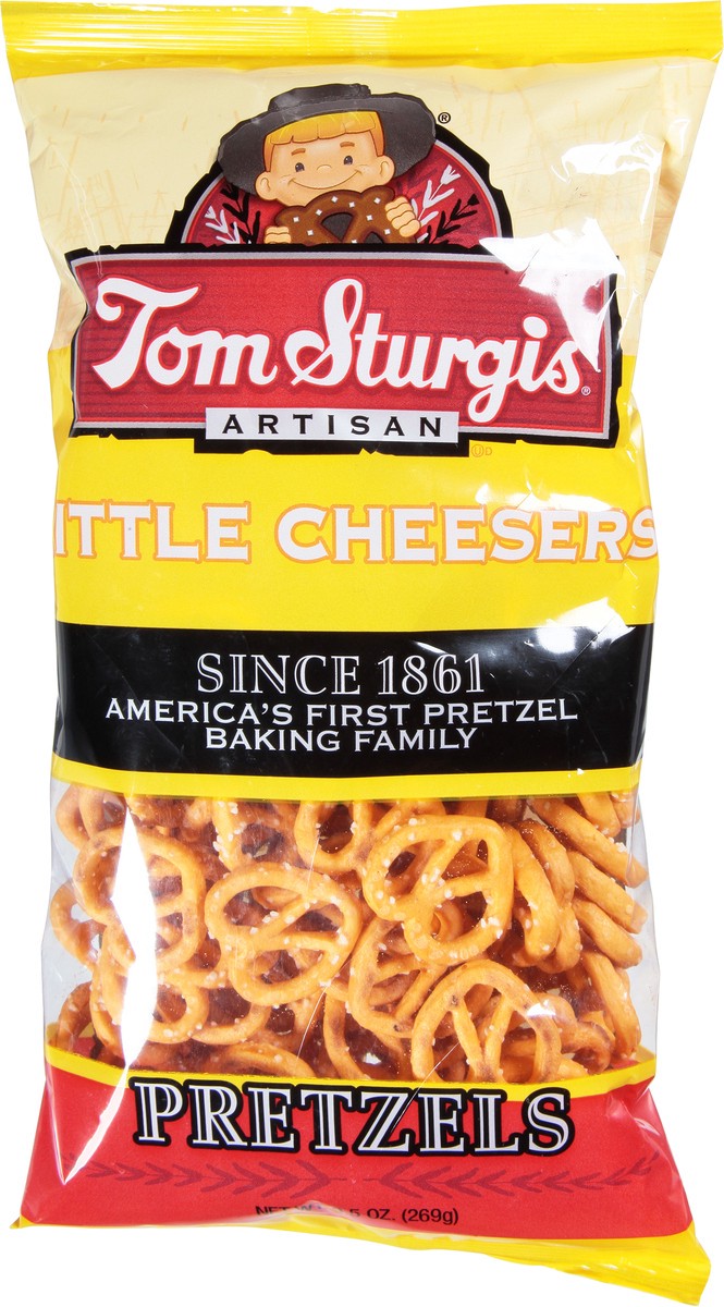 slide 3 of 9, Tom Sturgis Artisan Little Cheesers Pretzels - 11 oz, 11 oz