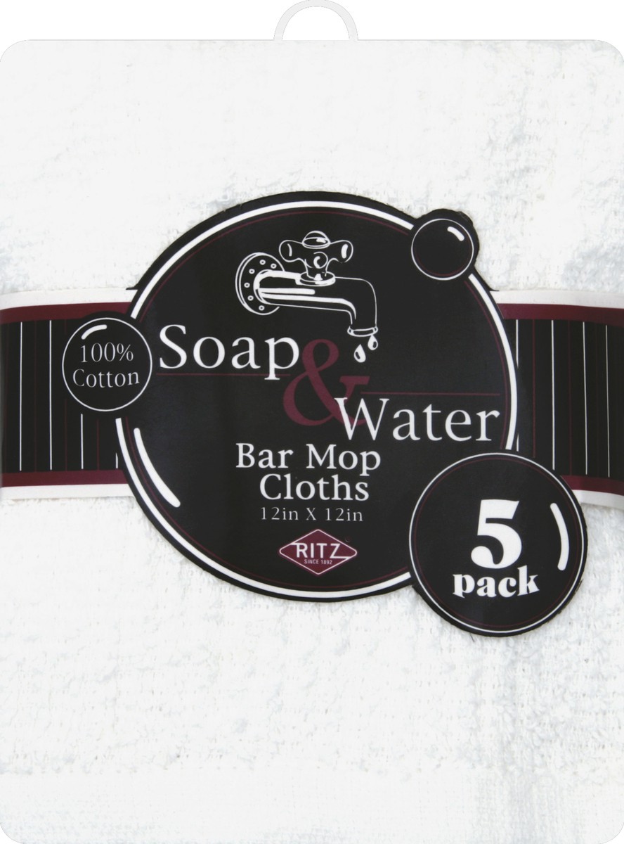 slide 2 of 2, Ritzenhal Bar Mop Cloth Set, 5 ct