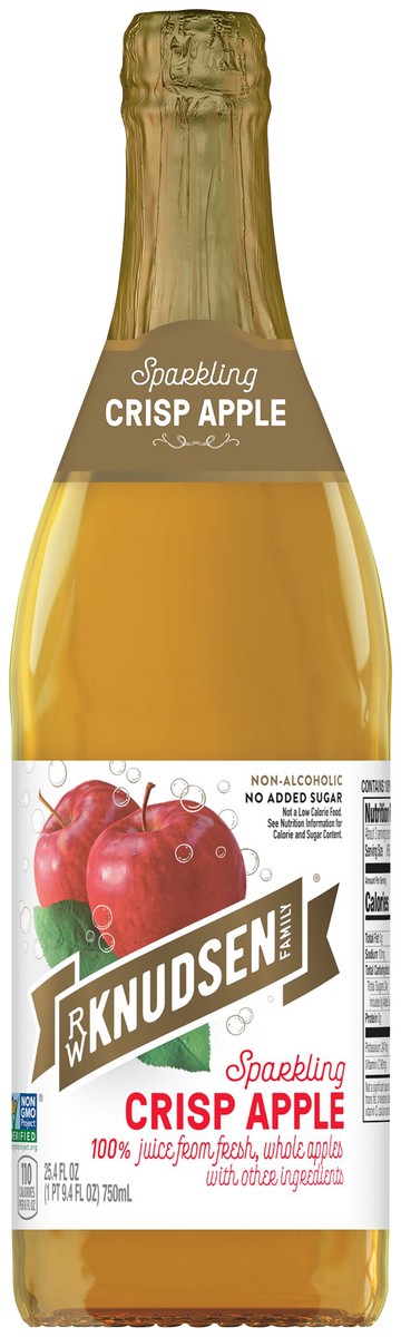 slide 4 of 13, R.W. Knudsen Cider, Apple - 25.4 fl oz, 25.4 fl oz