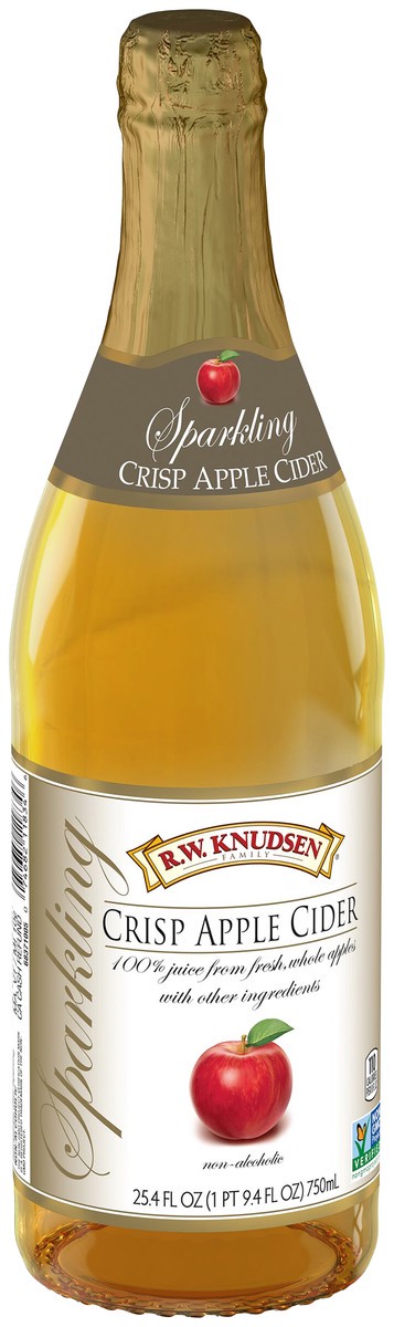 slide 10 of 13, R.W. Knudsen Cider, Apple - 25.4 fl oz, 25.4 fl oz