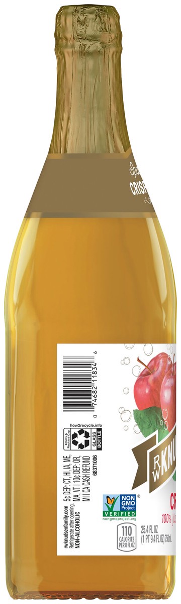 slide 12 of 13, R.W. Knudsen Cider, Apple - 25.4 fl oz, 25.4 fl oz