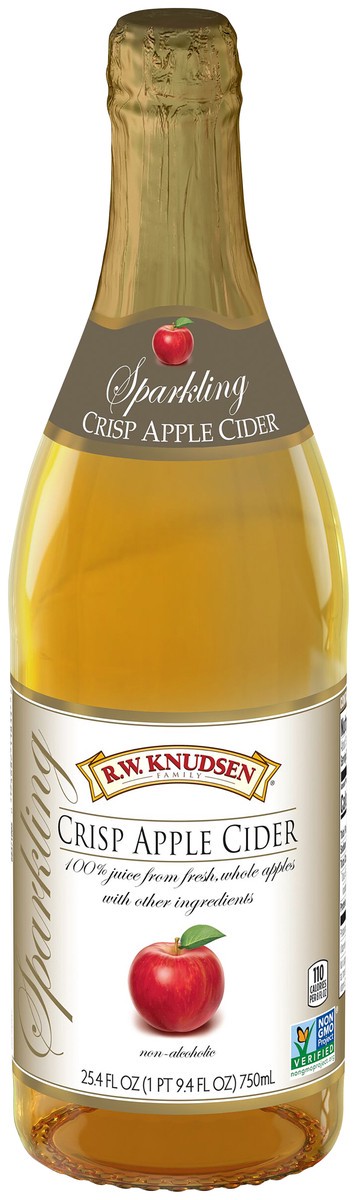 slide 1 of 13, R.W. Knudsen Cider, Apple - 25.4 fl oz, 25.4 fl oz