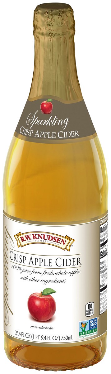 slide 3 of 13, R.W. Knudsen Cider, Apple - 25.4 fl oz, 25.4 fl oz