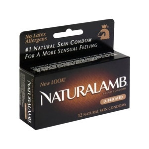 slide 1 of 1, Naturalamb Natural Skin Condoms, 12 ct