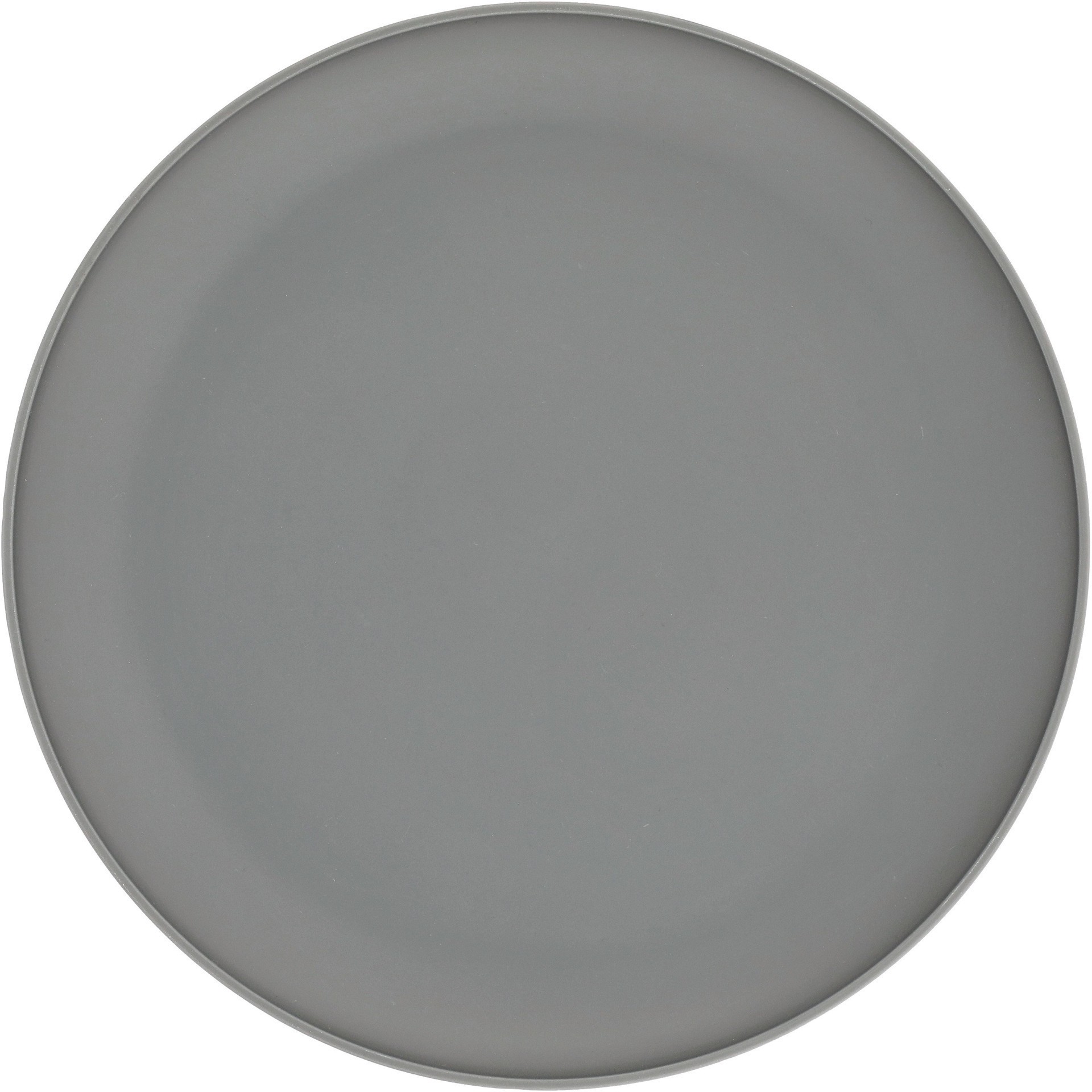 slide 1 of 1, chefstyle Plastic Dinner PlateGray Matte, 10 in