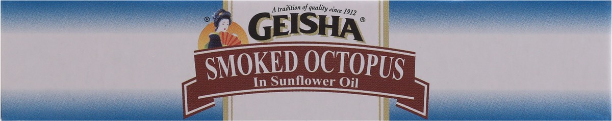 slide 3 of 9, Geisha Smoked Octopus in Sunflower Oil 3.75 oz, 