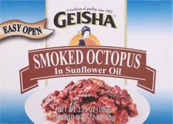 Geisha Smoked Octopus in Sunflower Oil - 3.75 oz