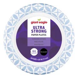 Giant Eagle Ultra Strong Paper Plates 6-7/8 Inch