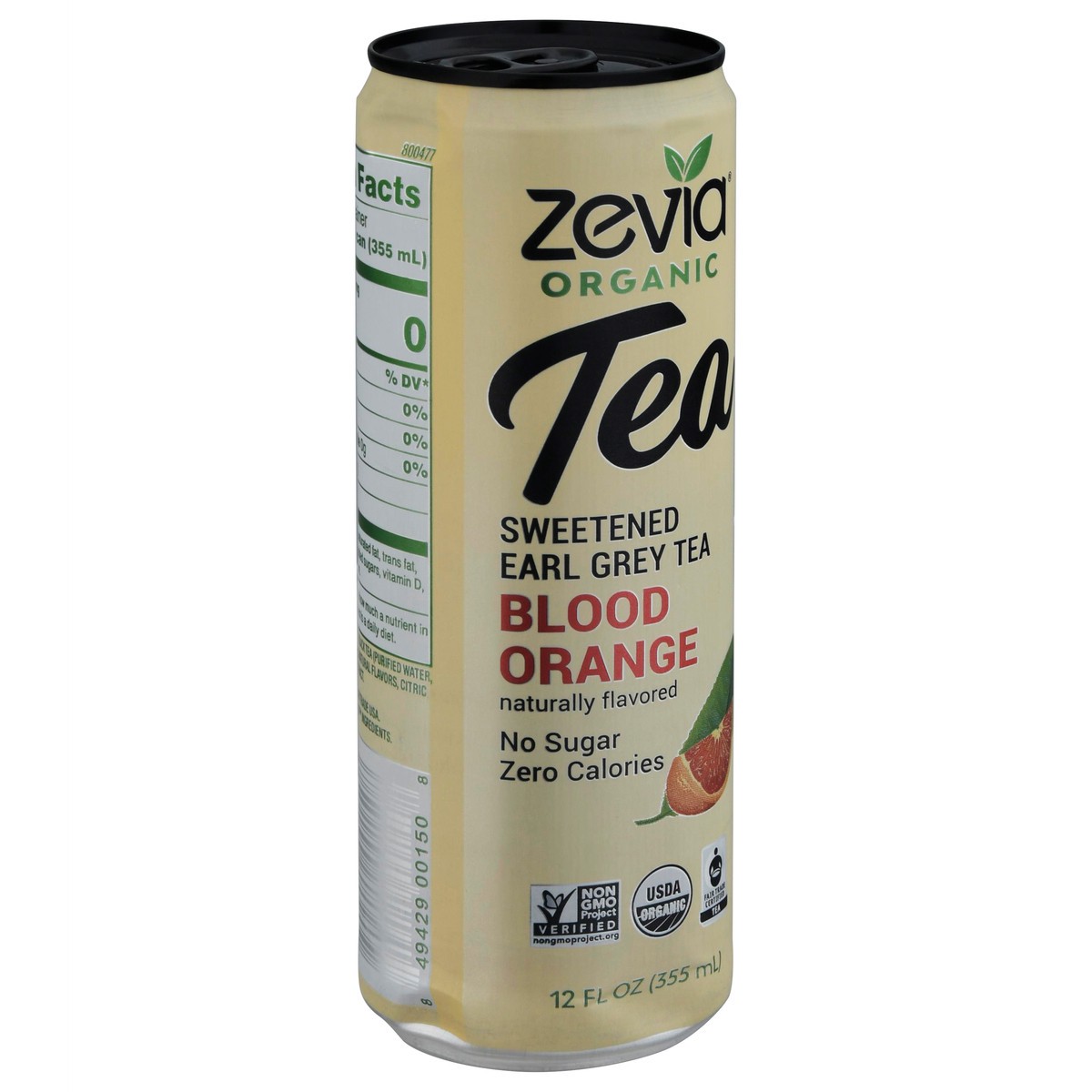 slide 3 of 9, Zevia Sweetened Organic Blood Orange Earl Grey Tea 12 fl oz, 12 fl oz