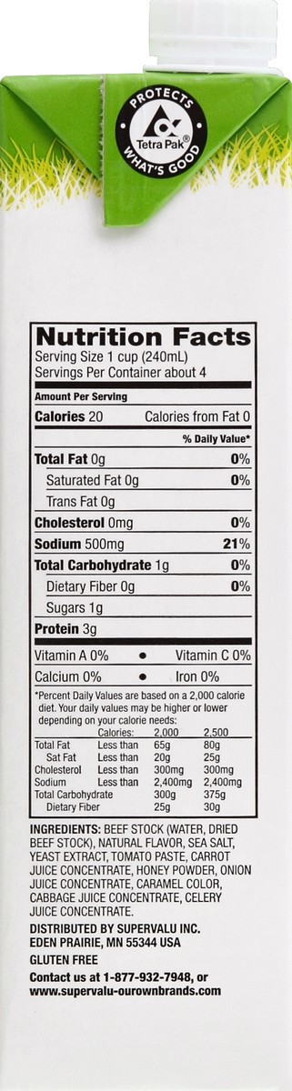 slide 7 of 8, Wild Harvest Non Gmo Stock Beef, 32 oz