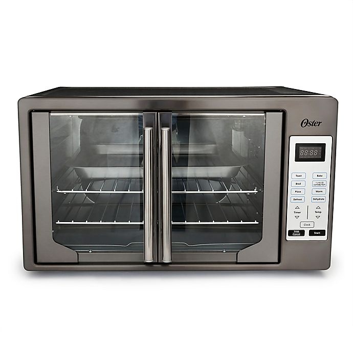 slide 1 of 5, Oster Stainless Steel Digital French Door Oven - Black Stainless, 1 ct